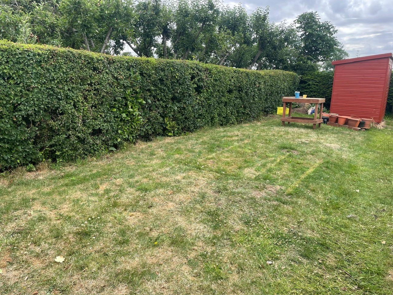 Garden after shed and green waste removal in Poppleton York