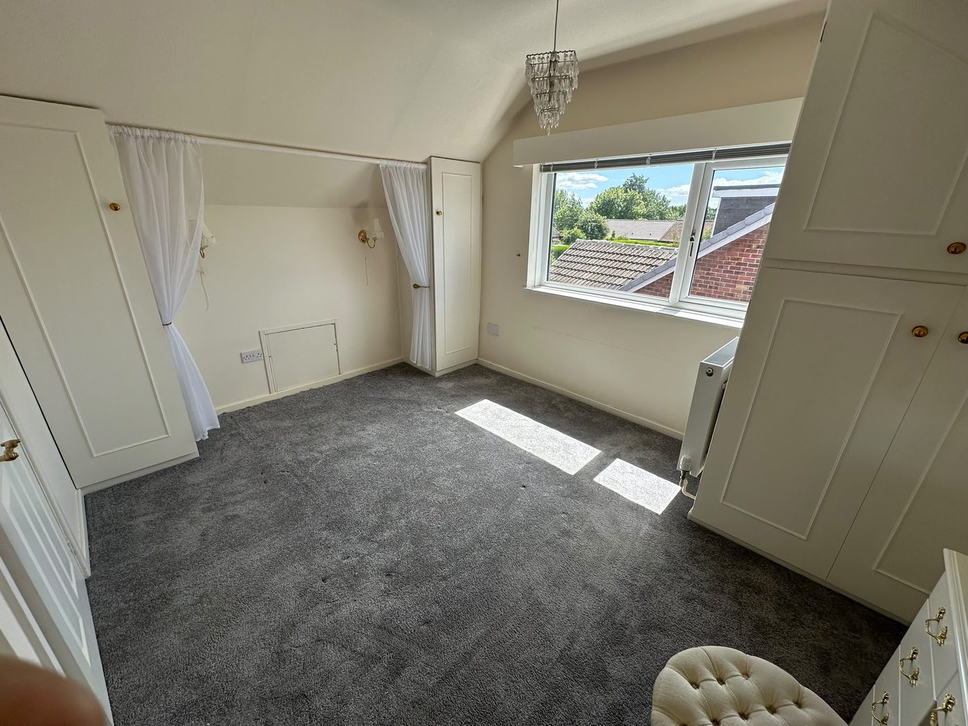 Main bedroom after clearance in Tadcaster