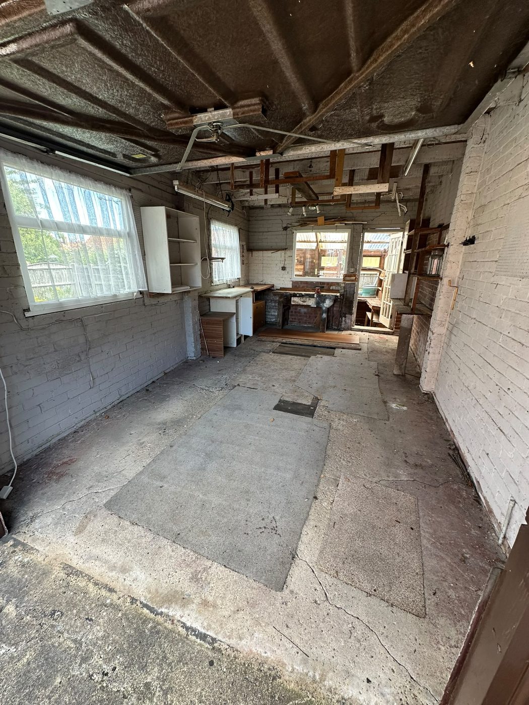 Garage after clearance in Tadcaster