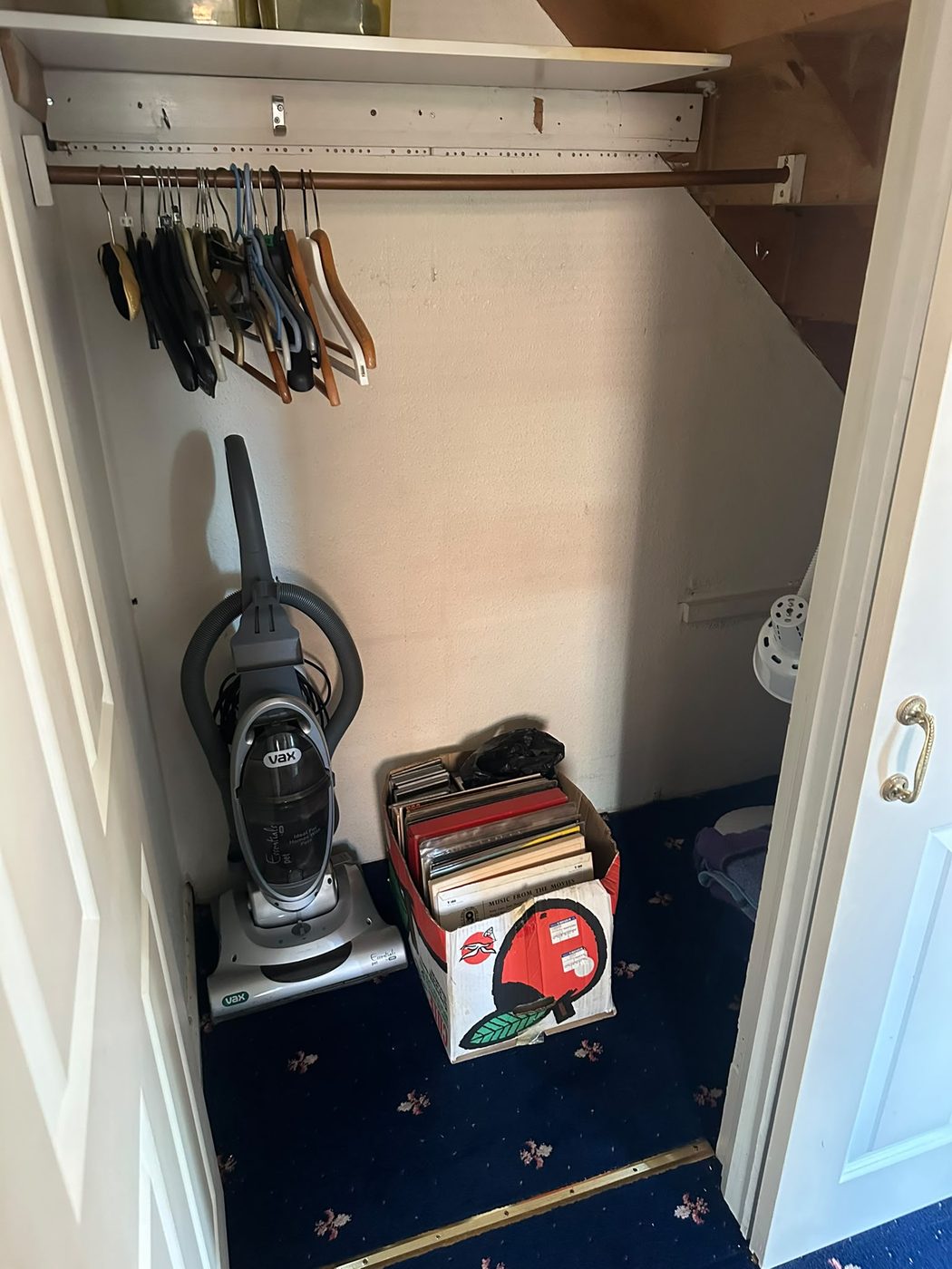 Storage cupboard before clearance in Tadcaster