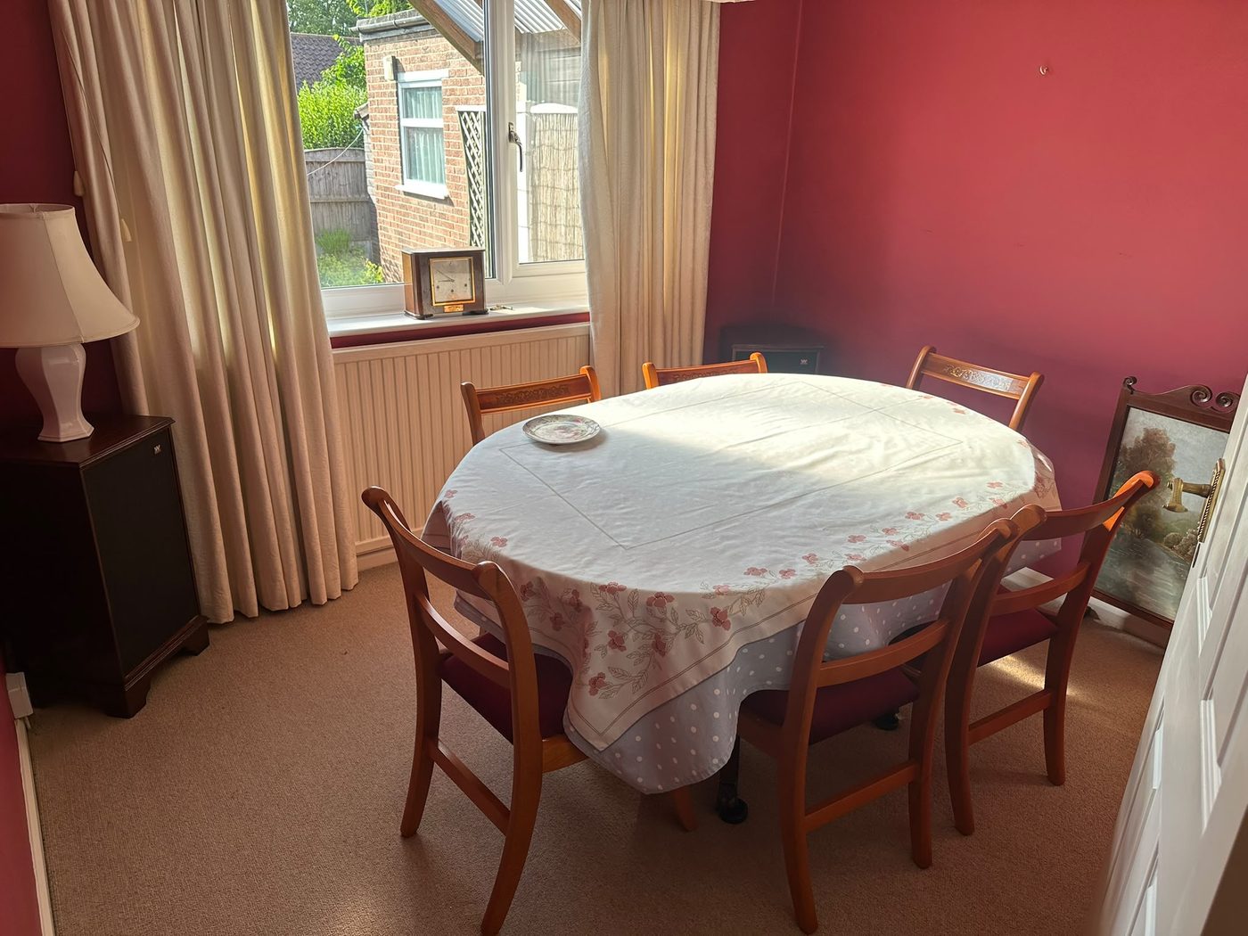 Dining room before clearance in Tadcaster