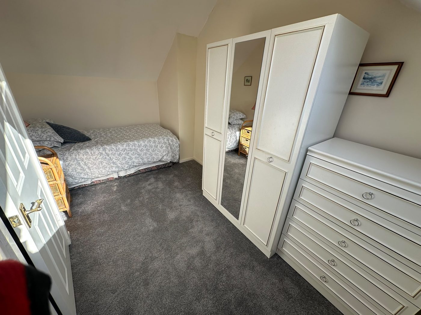 Second bedroom before clearance in Tadcaster